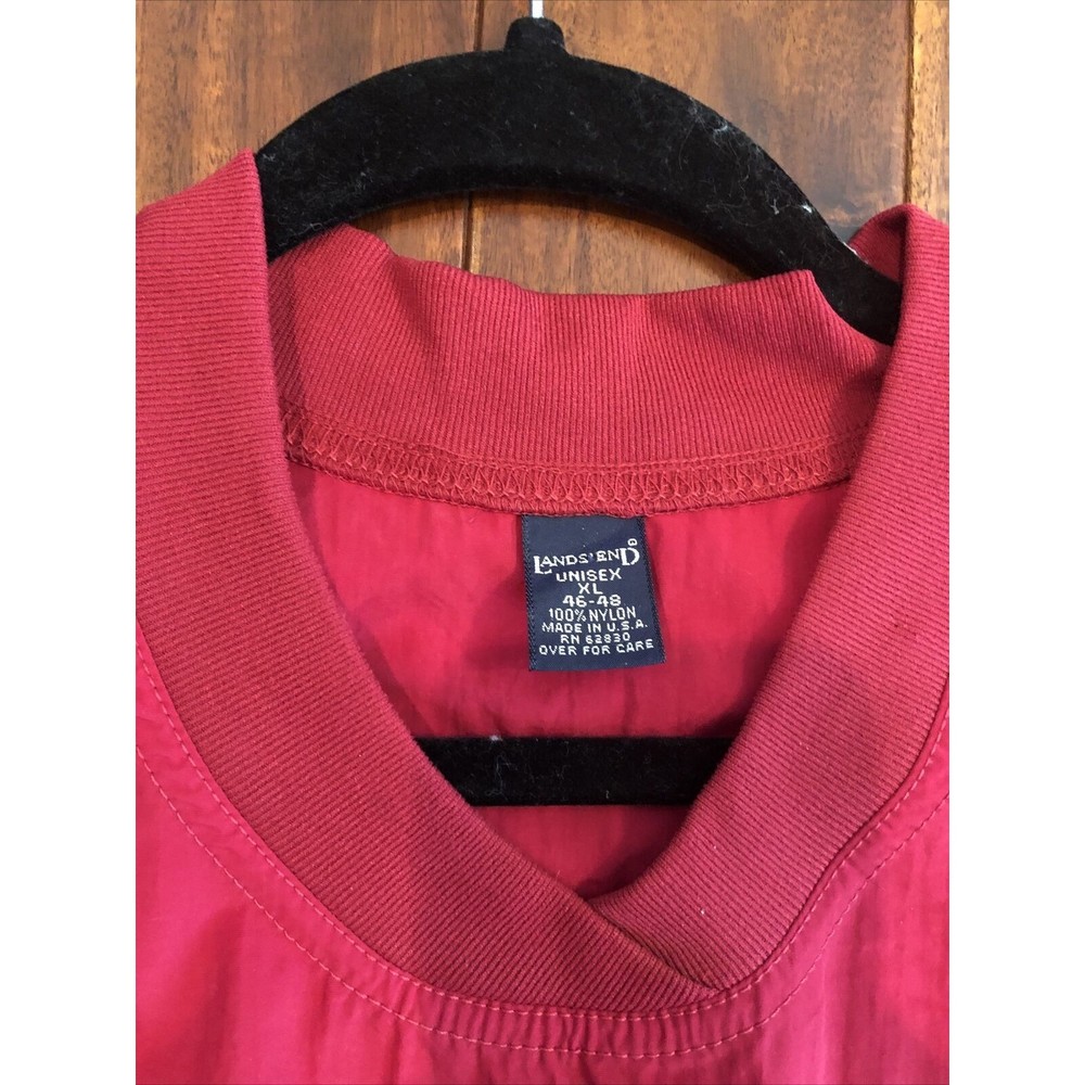 Land’s End Men’s Sleeveless Pullover Red Jacket Vest XL Excellent Condition - Picture 2 of 8